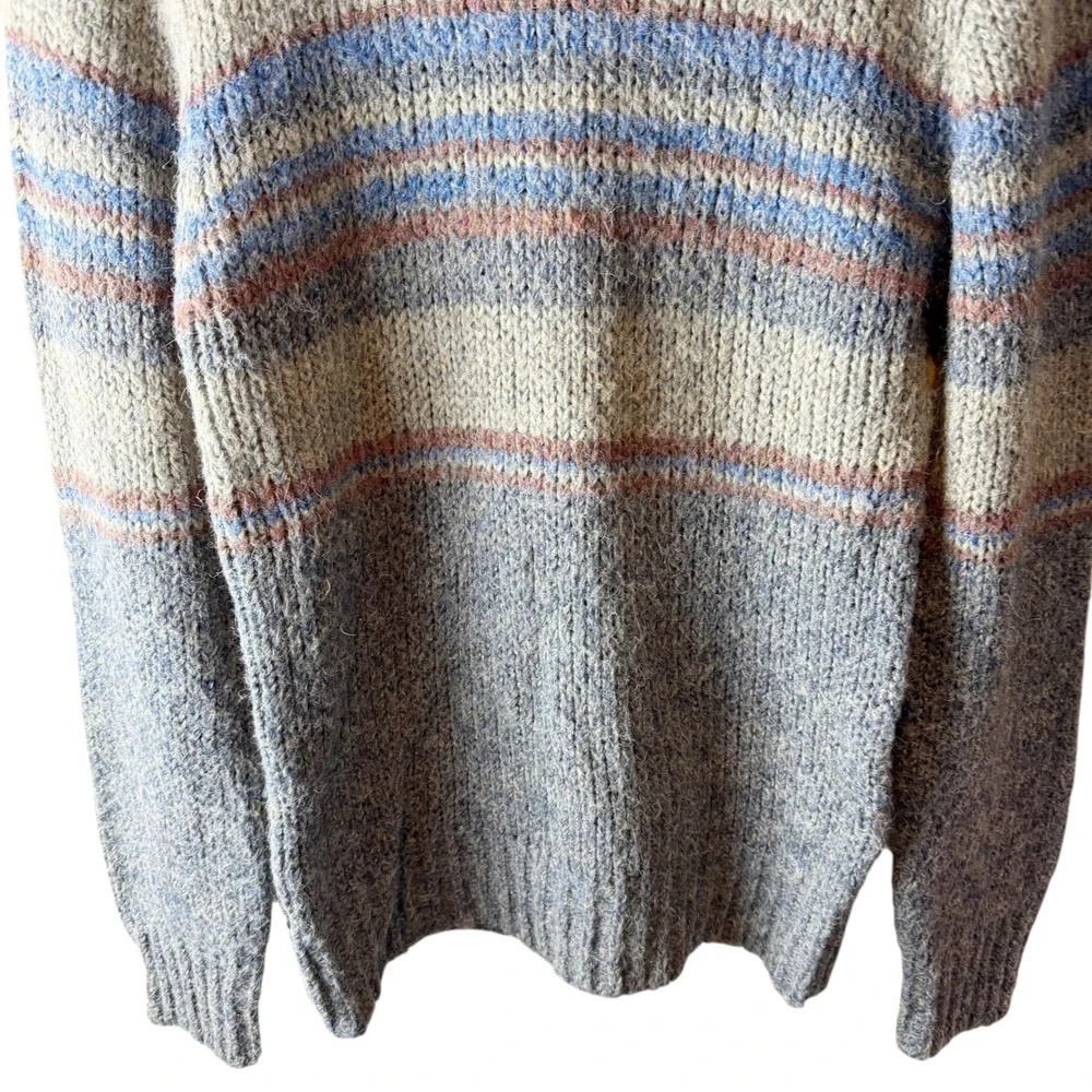 Vintage Winning Edge London Fog Mens‎ Striped Crewneck Sweater L